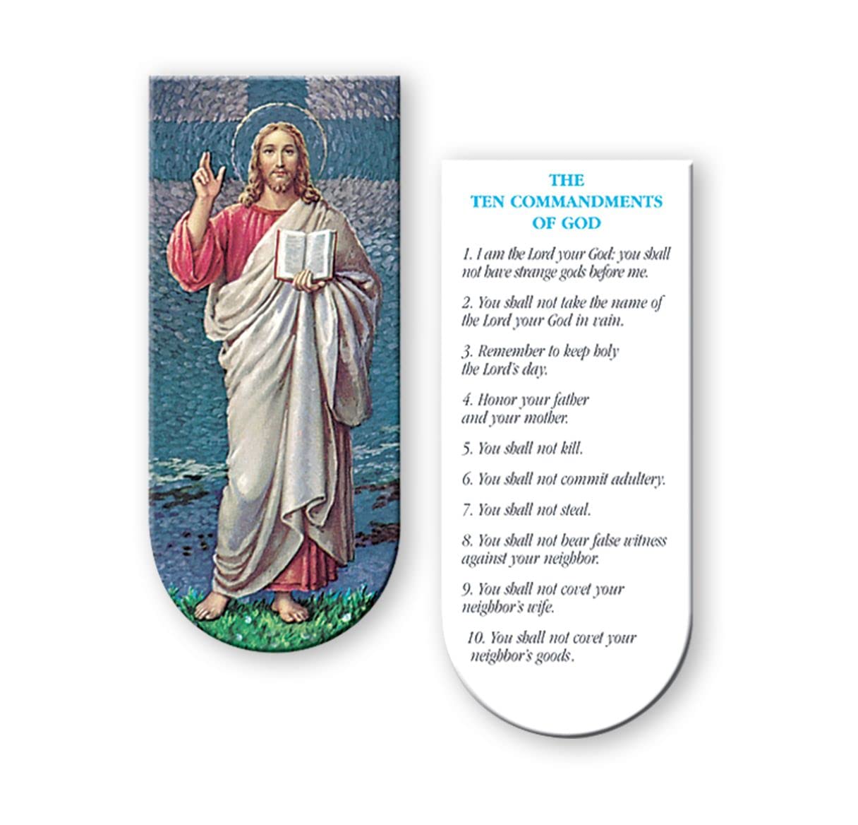 Magnetic Bookmark, 3", Ten Commandments, 10-Pack, # 70355