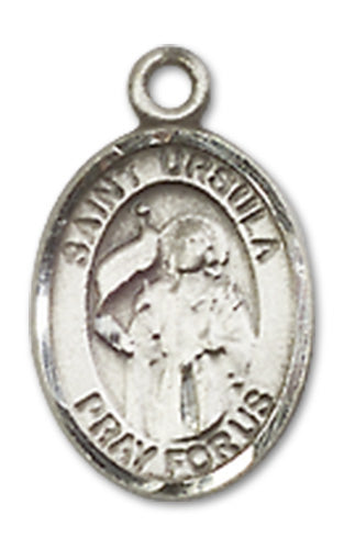 Fine Pewter Charm Medal, 1/2", St. Ursula, Your Choice of Chain, # 10436