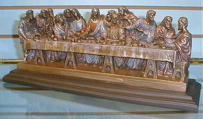 Last Supper, Cold Cast Bronze 14", 92033