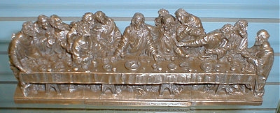 Last Supper Bronzed Resin 9", 92039