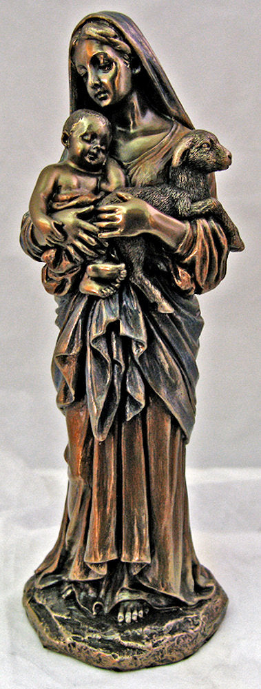 8.25" L'Innocence Statue, William Bouguereau Inspired, Bronzed Resin, # 17766