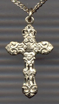 1" Cross, 14kt Gold Filled, Your Choice of Chain # 18210