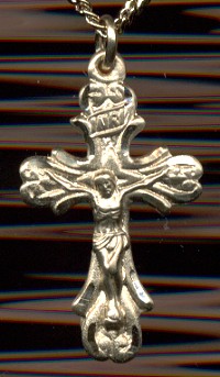 1" Crucifix 14kt Gold Filled, Your Choice of Chain, # 18237