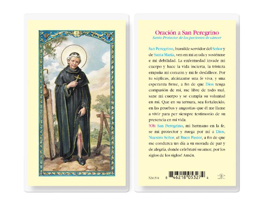 San Peregrino Oracion Spanish Laminated Holy Cards, 25-Count Value Pack, # 18291