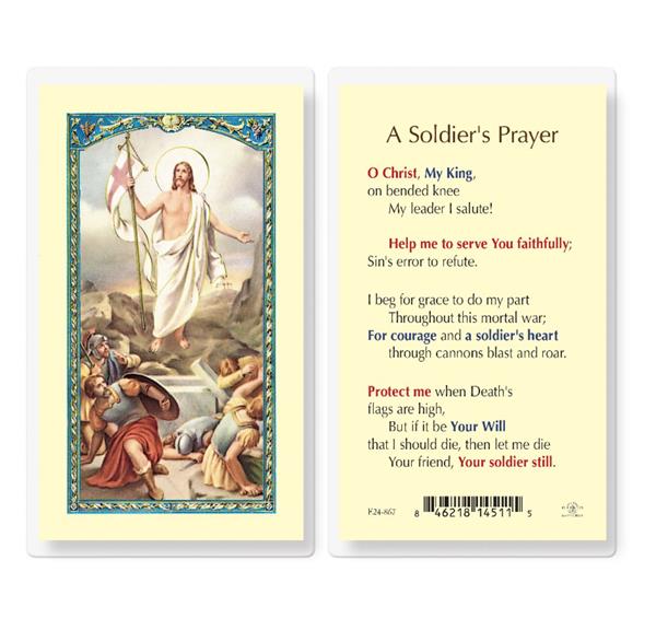 A Soldier's Prayer Laminated Holy Cards, 25-Count Value Pack # 18347