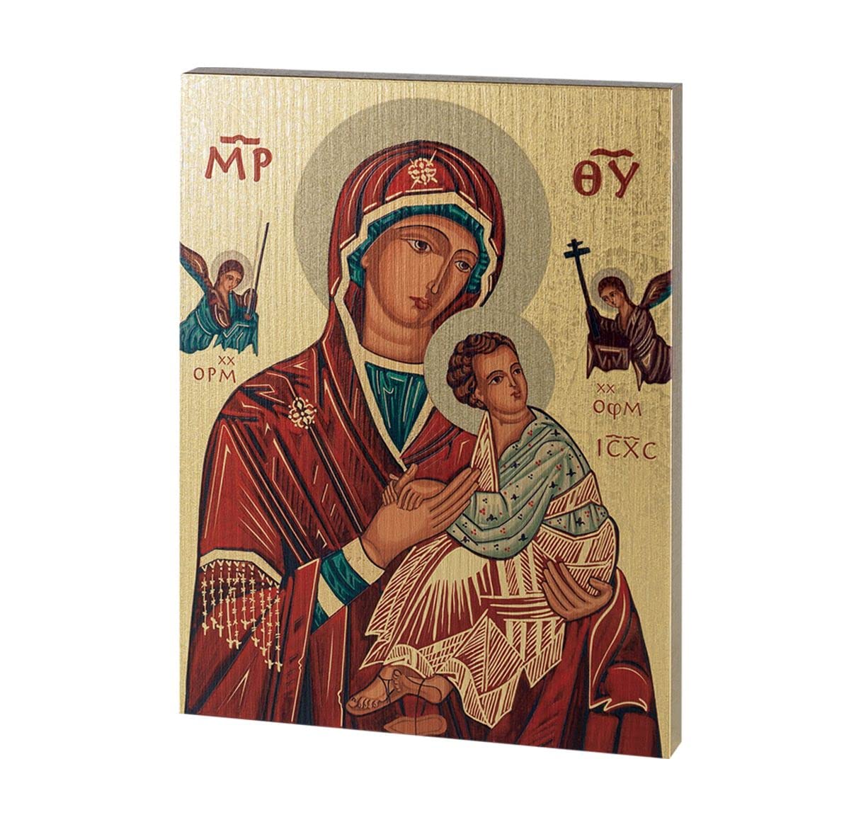 Our Lady of Passion Textured Plaque, 7.5"x10", # 55397