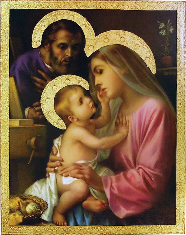 Holy Family Florentine Plaque by Simeone, 13"x16.5", Made in Italy, # 21147