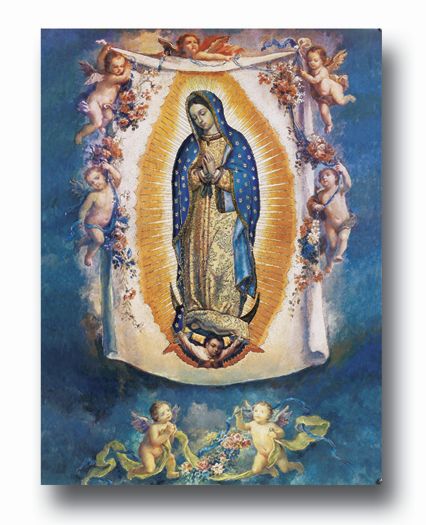 19" x 27" Poster, O.L. Guadalupe, Italian gold embossed, #, 23122