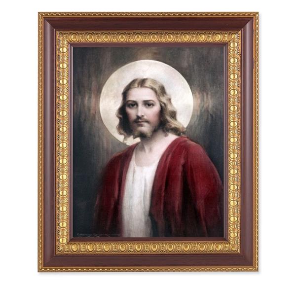 Chambers: Confide in Me, 11-1/2"x13-1/2, Cherry Finish with Gold Egg & Dart Frame, Italian Print Under Glass # 26103