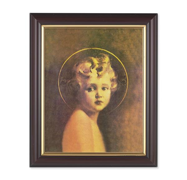 Chambers: Light of The World, 10"x12", Classic Fluted Walnut Finished Frame, Italian Print Under Glass # 26167