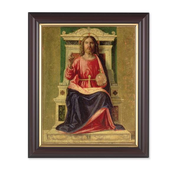 King of Heaven, 10"x12", Classic Fluted Walnut Finished Frame, Italian Print Under Glass # 26332
