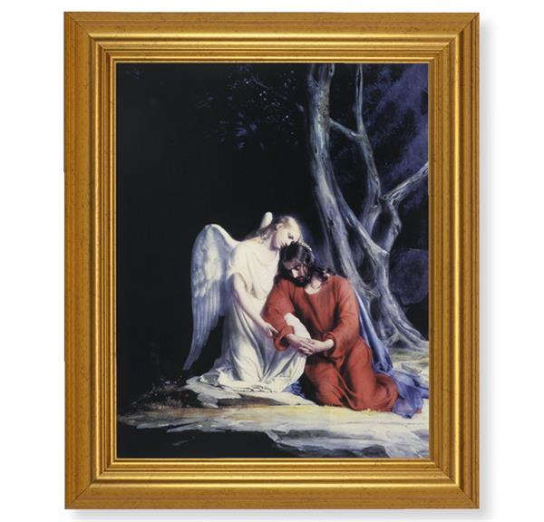 Chambers: Agony in The Garden, 10"x12" Gold-Leaf Finished Classic Frame, Italian Print on Artboard # 27153
