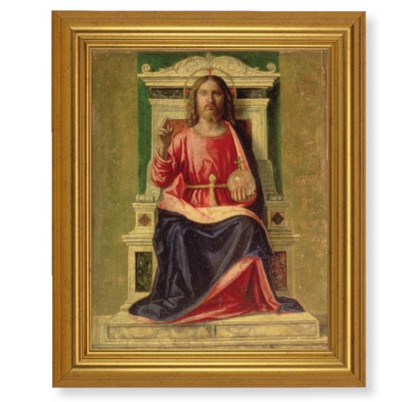 King of Heaven, 10"x12" Gold-Leaf Finished Classic Frame, Italian Print on Artboard # 27336