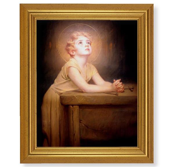 Chambers: Thy Will Be Done, 10"x12" Gold-Leaf Finished Classic Frame, Italian Print on Artboard # 27338