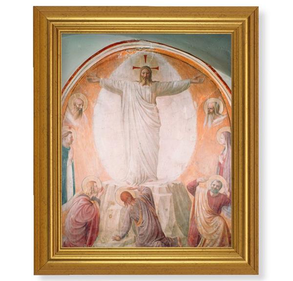 Transfiguration of Christ, 10"x12" Gold-Leaf Finished Classic Frame, Italian Print on Artboard # 27340