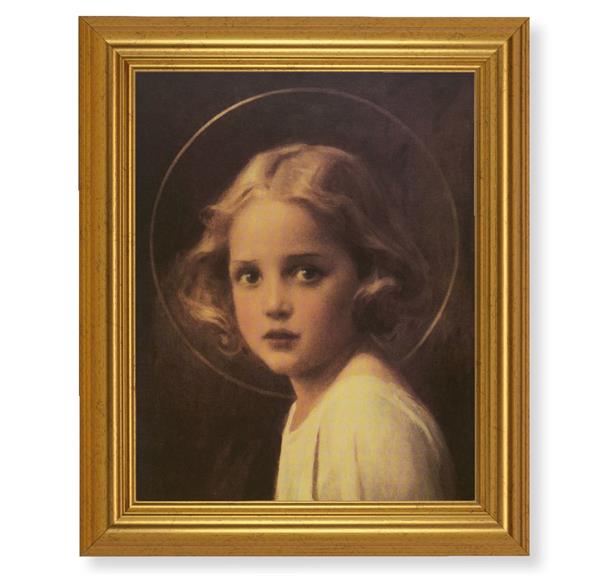 Chambers: Mary Most Holy, 10"x12" Gold-Leaf Finished Classic Frame, Italian Print on Artboard # 27341