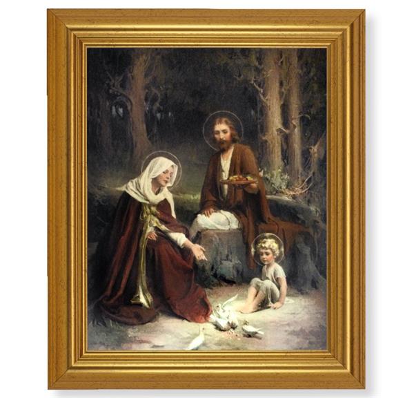 Chambers: The Holy Family, 10"x12" Gold-Leaf Finished Classic Frame, Italian Print on Artboard # 27346