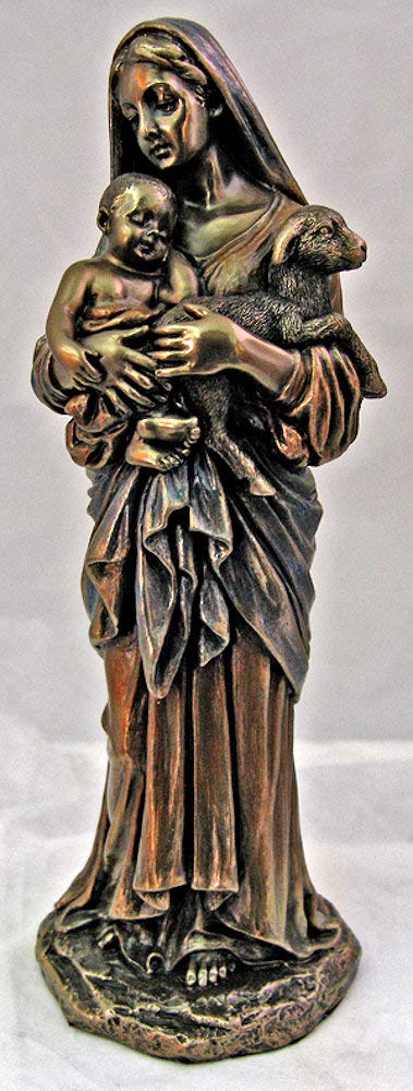 8.25" L'Innocence Statue, William Bouguereau Inspired, Bronzed Resin, # 17766