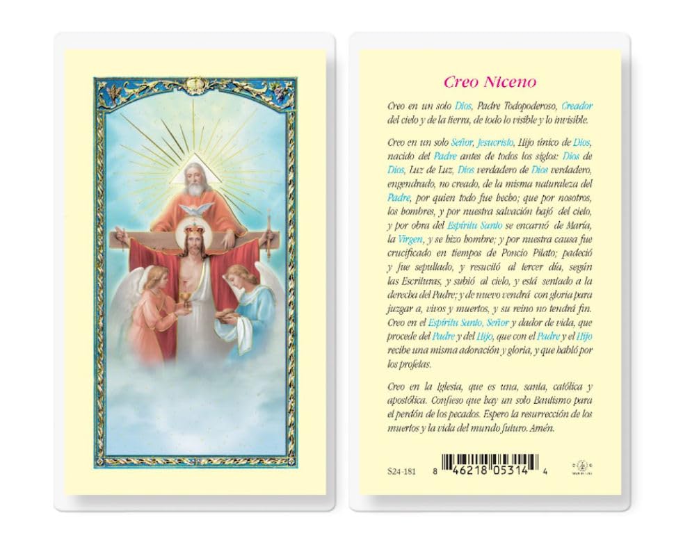 Credo de Nicea Spanish Laminated Holy Cards, 25-Count Value Pack, # 18301