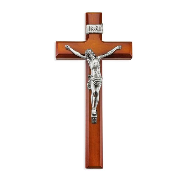 11" Two Tone Cross with Pewter Corpus # 28811
