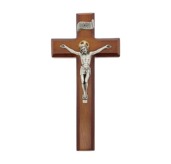 9" Two Tone Cross w/Silver Salerni Corpus # 28855