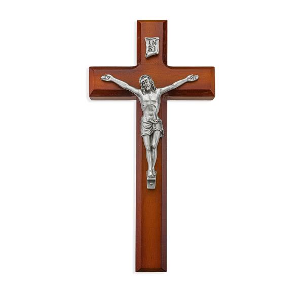 10" Two Tone Cross w/Pewter Corpus # 28890