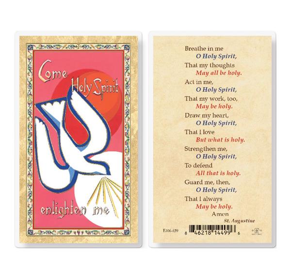 Breathe in Me Confirmation Gold Stamped Laminated Holy Cards, 25-Count Value Pack # 29351