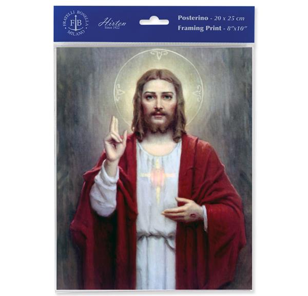 Chambers: Sacred Heart of Jesus 8"x10" Italian Prints, 3-Count Value Pack # 29830