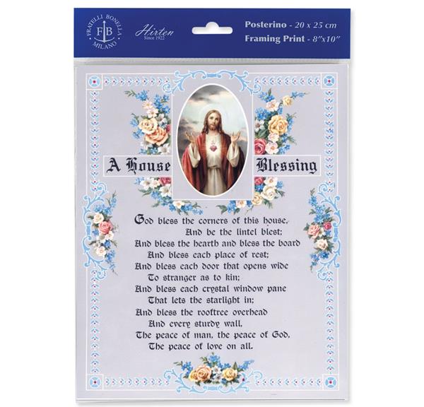 A House Blessing 8"x10" Italian Prints, 3-Count Value Pack # 29914