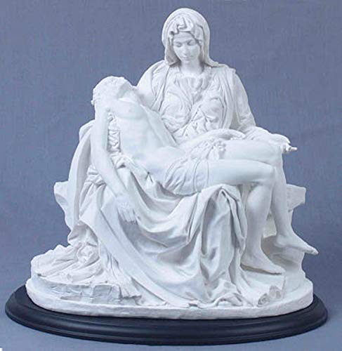 Pieta White Resin Statue 10-1/4", 92035