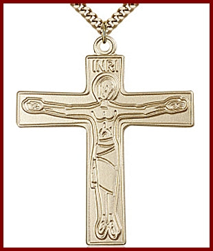2" Cursillo Cross in 14kt Gold Filled, your choice of chain, # 45664