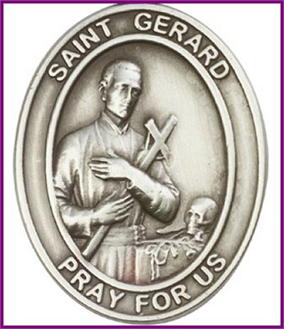 Visor Clip, Silver Oxide Finish, St. Gerard, 1-5/8", # 45912