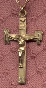 1-3/8" La Salette Crucifix in 14kt Gold Filled, Your Choice of Chain, # 4950