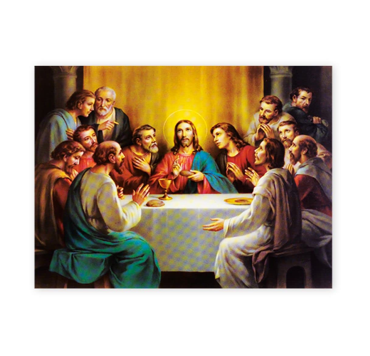 19" x 27" Poster, Last Supper, Italian gold embossed, #, 98459