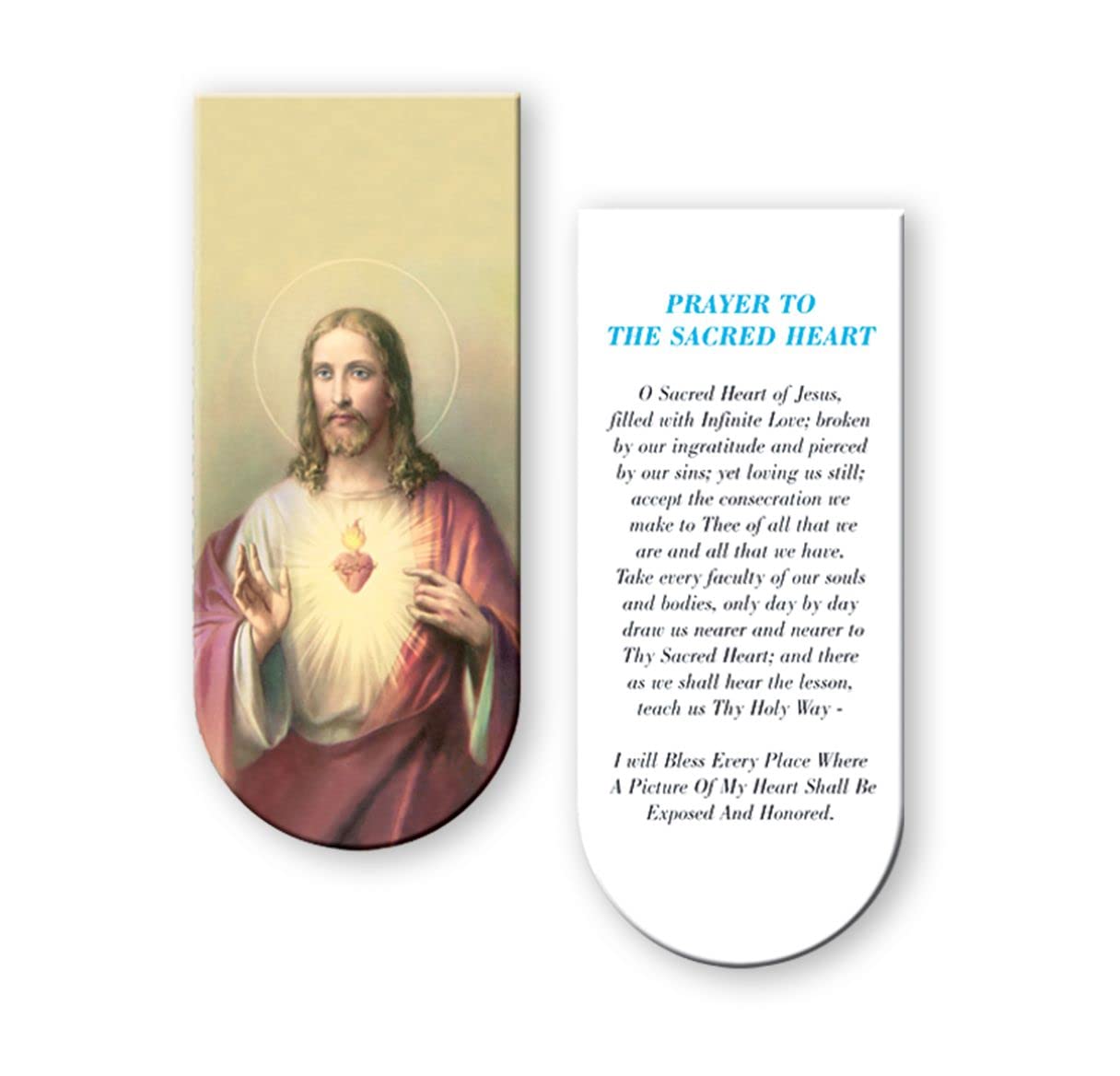 Magnetic Bookmark, 3", Sacred Heart, 10-Pack, # 70351