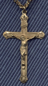 1-3/4" 14kt Gold Filled, Crucifix, Your Choice of Chain, # 5221