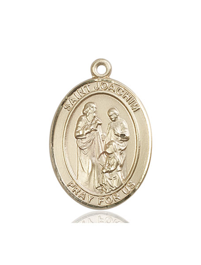 St. Joachim Medal, 14kt Gold Filled, 1"x3/4", Your Choice of Chain, # 54065