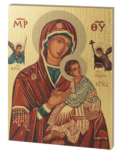 Our Lady of Passion Textured Plaque, 7.5"x10", # 55397