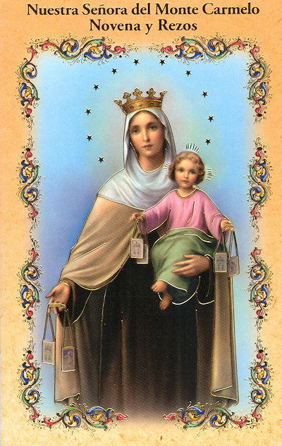 Nuestra Senora del Monte Carmelo, Novena e Rezos, 10-pack, # 55461