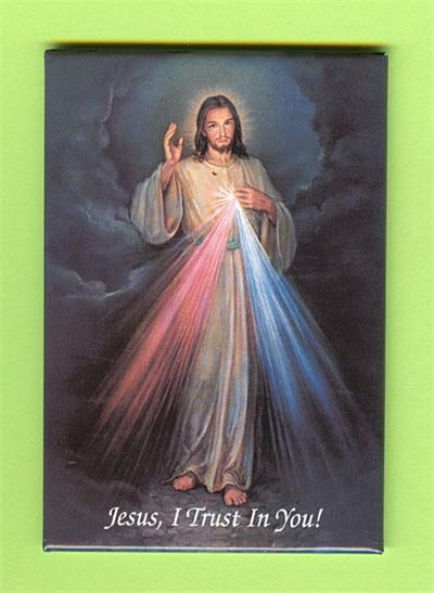Magnet, 2-1/8" x 3-1/8", Divine Mercy, 10-Pack, # 59559