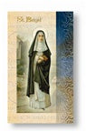 St. Brigid Folding Prayer Card, # 60293