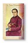 St. John Neumann Folding Prayer Card, # 60305