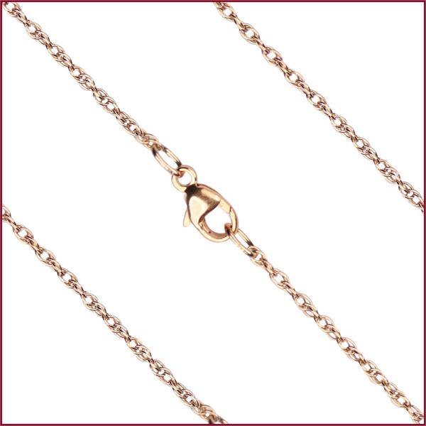 30" Light Rope Chain, 0.9mm wide, 14kt Gold Filled, # 9626