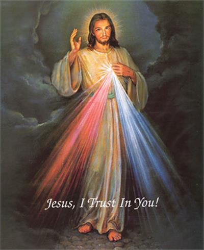 8"x10" Italian Print, Divine Mercy, 3-Pack, # 63909