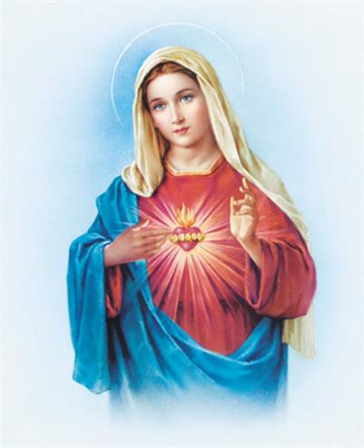 8"x10" Italian Print, Immaculate Heart of Mary, 3-Pack, # 63910
