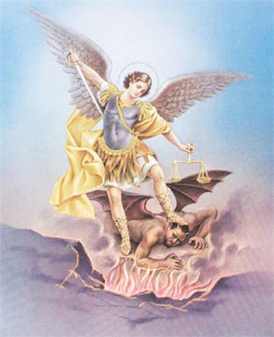 8"x10" Italian Print, St. Michael, 3-Pack, # 63913