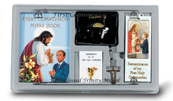 BOY'S FIRST COMMUNION 6 PIECE GIFT SET, # 6396