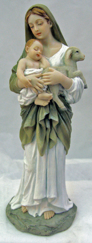 8.25" L'Innocence Statue, William Bouguereau Inspired, Colored Resin, # 64147