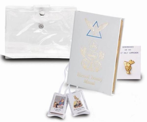 GIRL'S FIRST COMMUNION 5 PIECE GIFT SET, # 6416