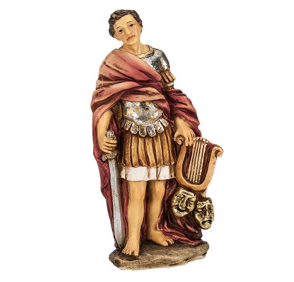 4" Full Color Resin Statue, St. Genesius, # 6469